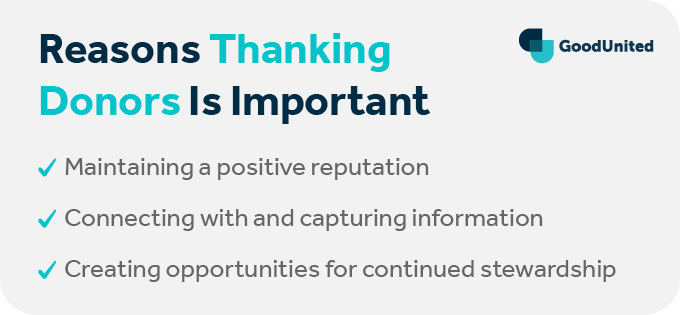 These are the reasons that it's so important to thank donors on Facebook.
