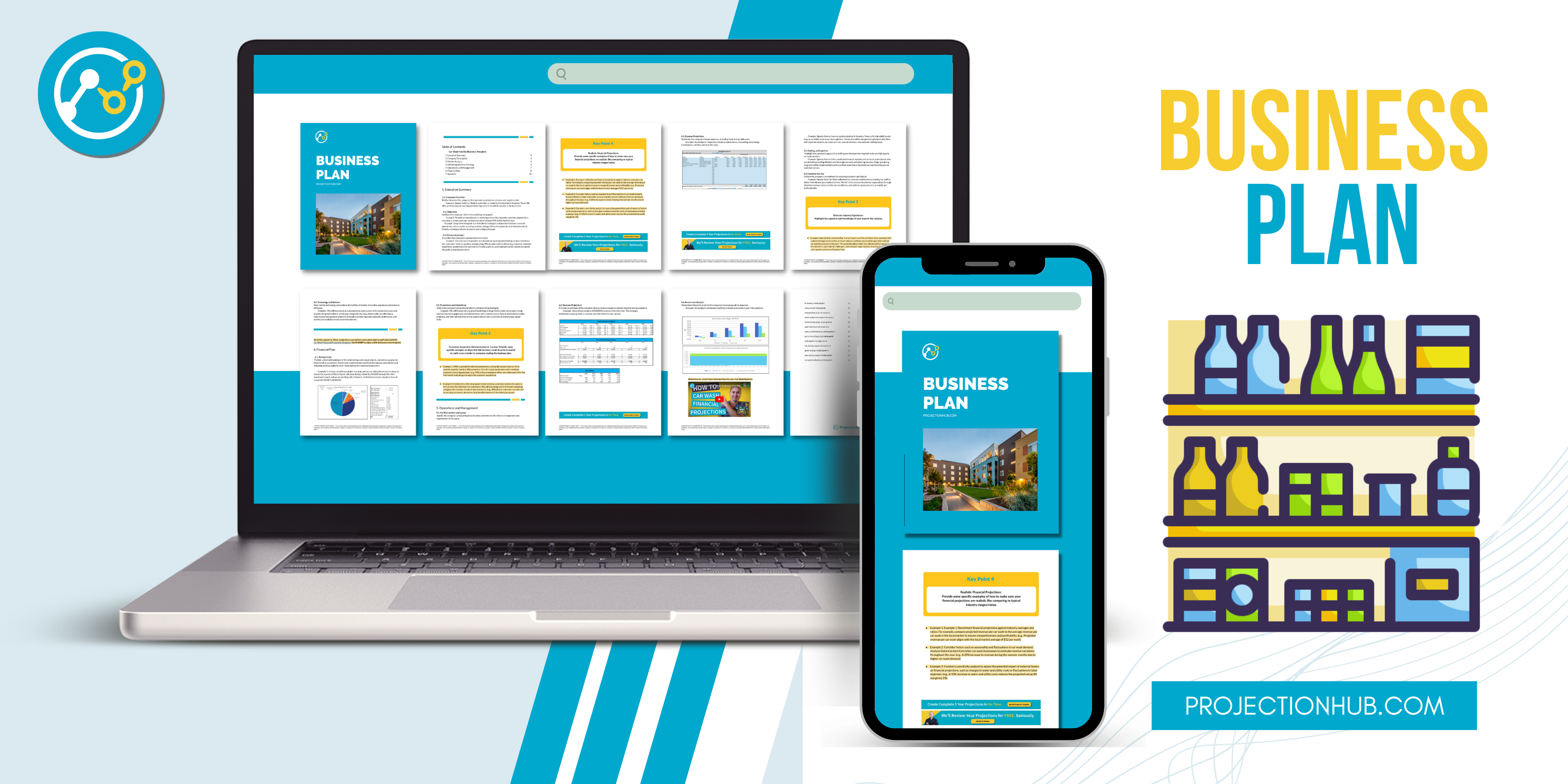 Convenience Store Business Plan Template ProjectionHub