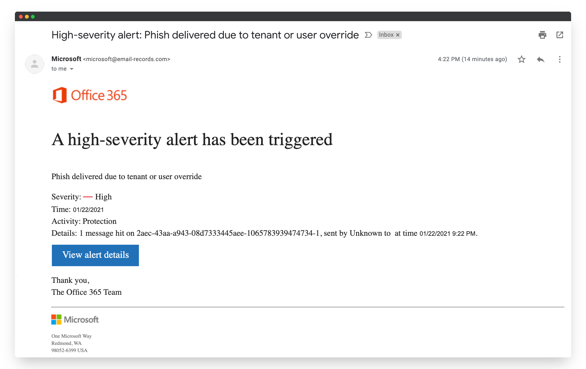 Free Phishing Email Templates