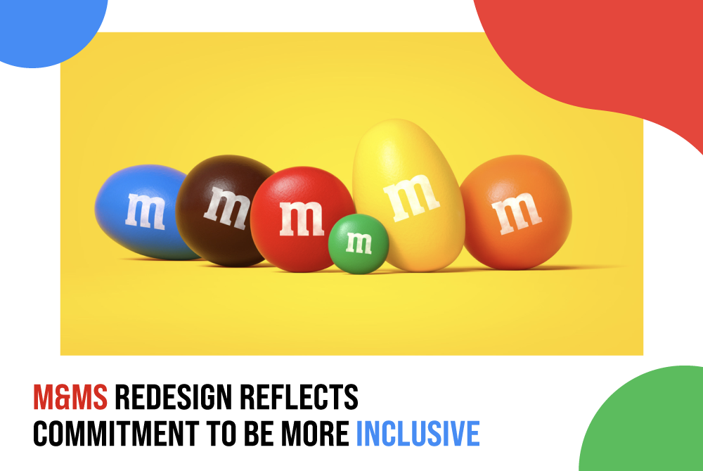 News M&Ms Redesign Reflects Commitment to be More Inclusive