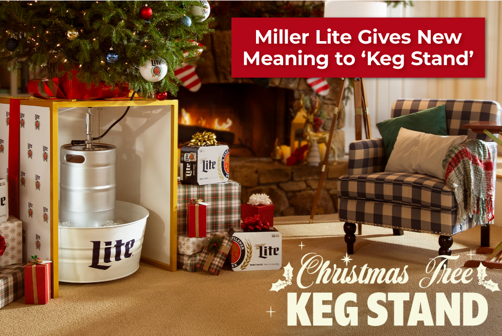 News Miller Lite Gives New Meaning to ‘Keg Stand’