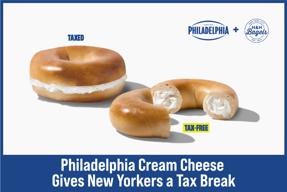 News Philadelphia Cream Cheese Gives New Yorkers a Tax Break