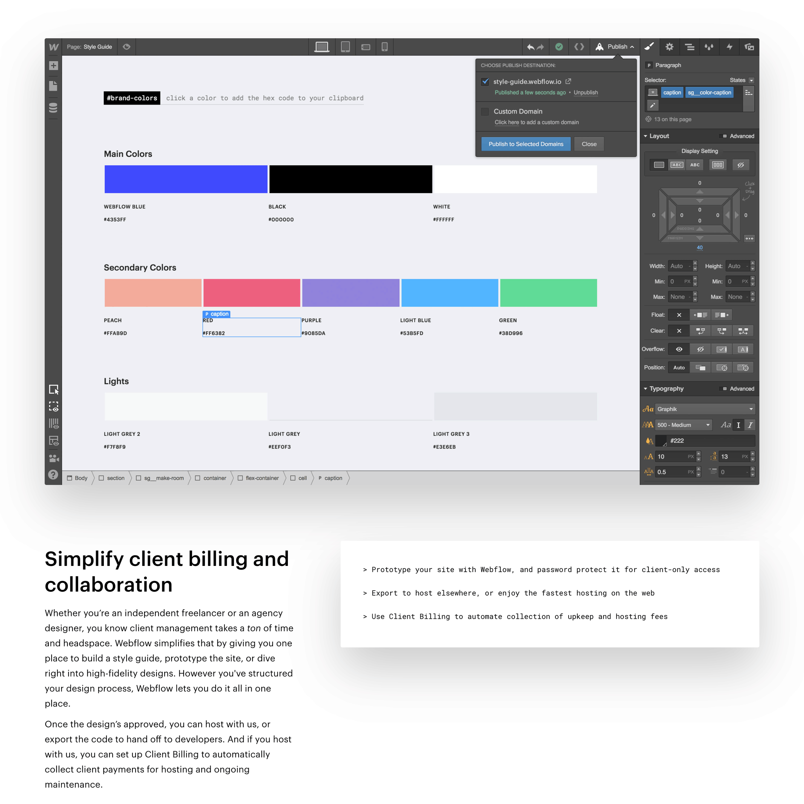 Webflow vs WordPress Comparison Page