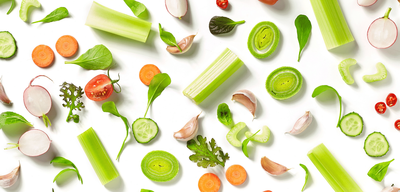 Vegetales pre-lavados y cortados