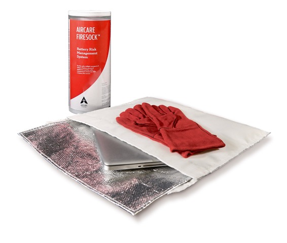 Aircare Firesock Lithium Ion Fire Containment Bag
