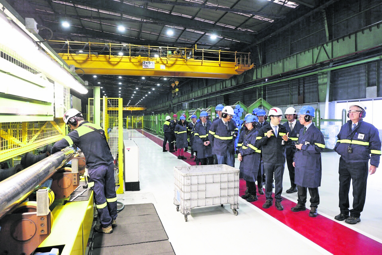 Visita del Lehendakari Iñigo Urkullu a Tubacex