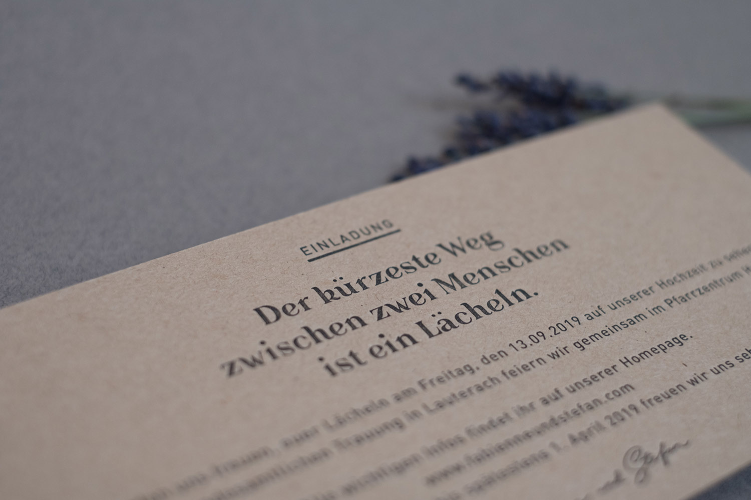Hochzeitskarten von Simone Angerer