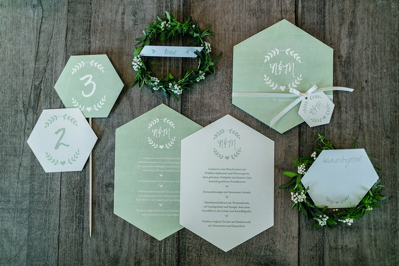 HERZanHERZ | Individuelle Hochzeitspapeterie