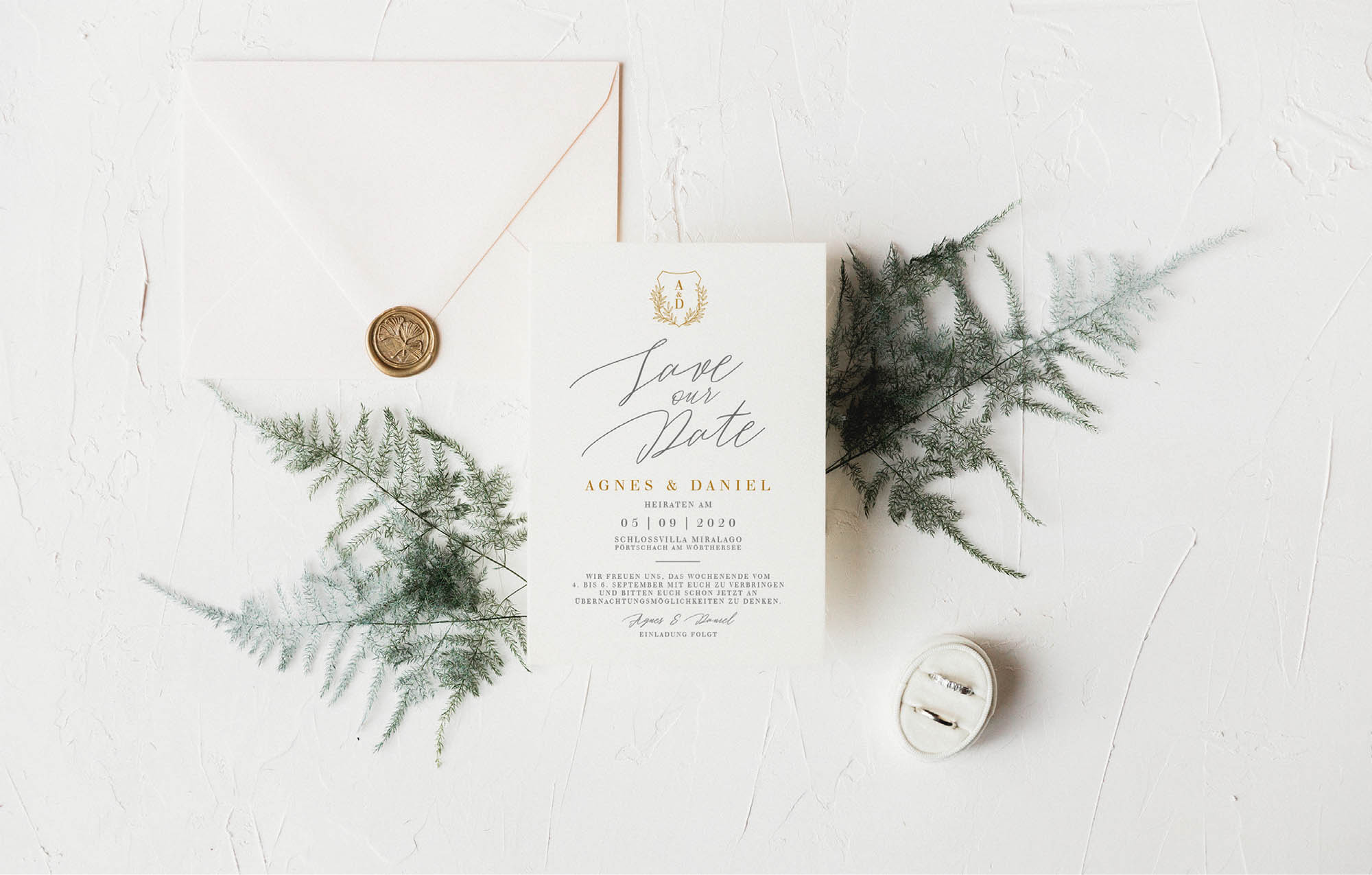 Hochzeitspapeterie von studio a.