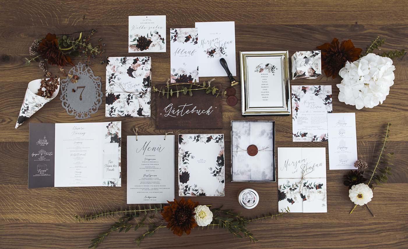 Hochzeitspapeterie von studio a.