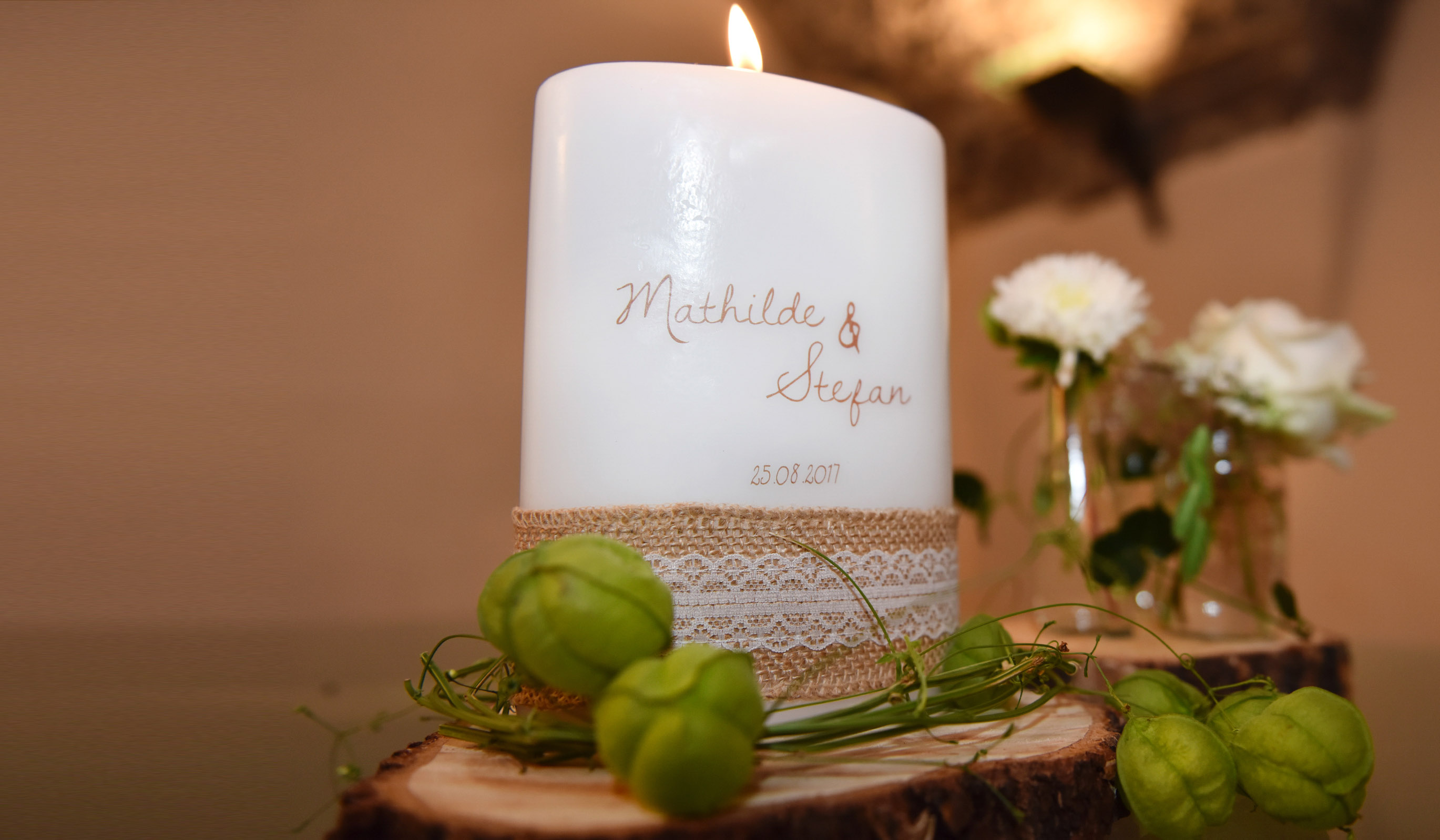 Hochzeitskerzen von Christiane Hammerer