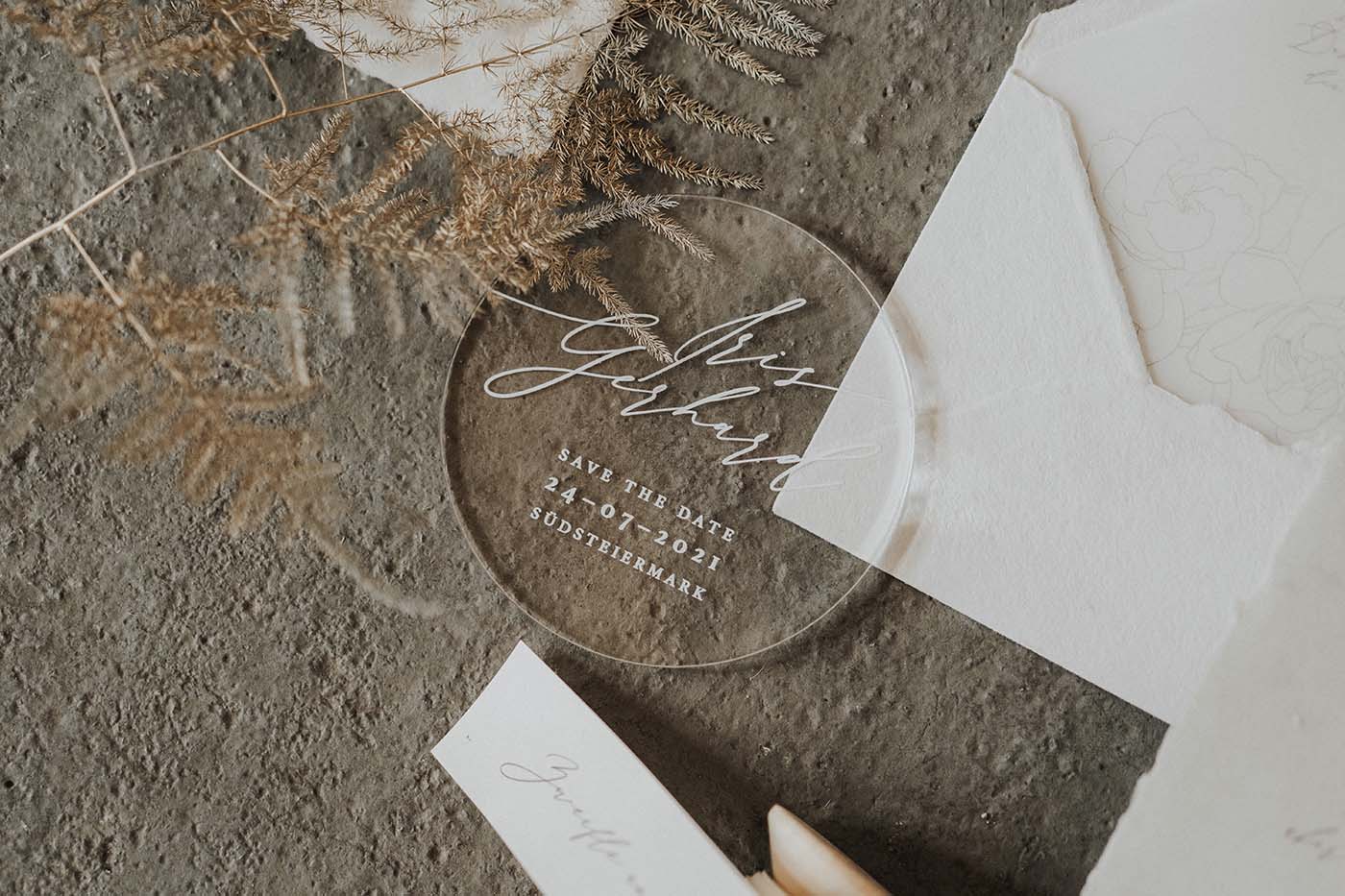 Hochzeitspapeterie von MIKA Design Studio Wolfgangsee