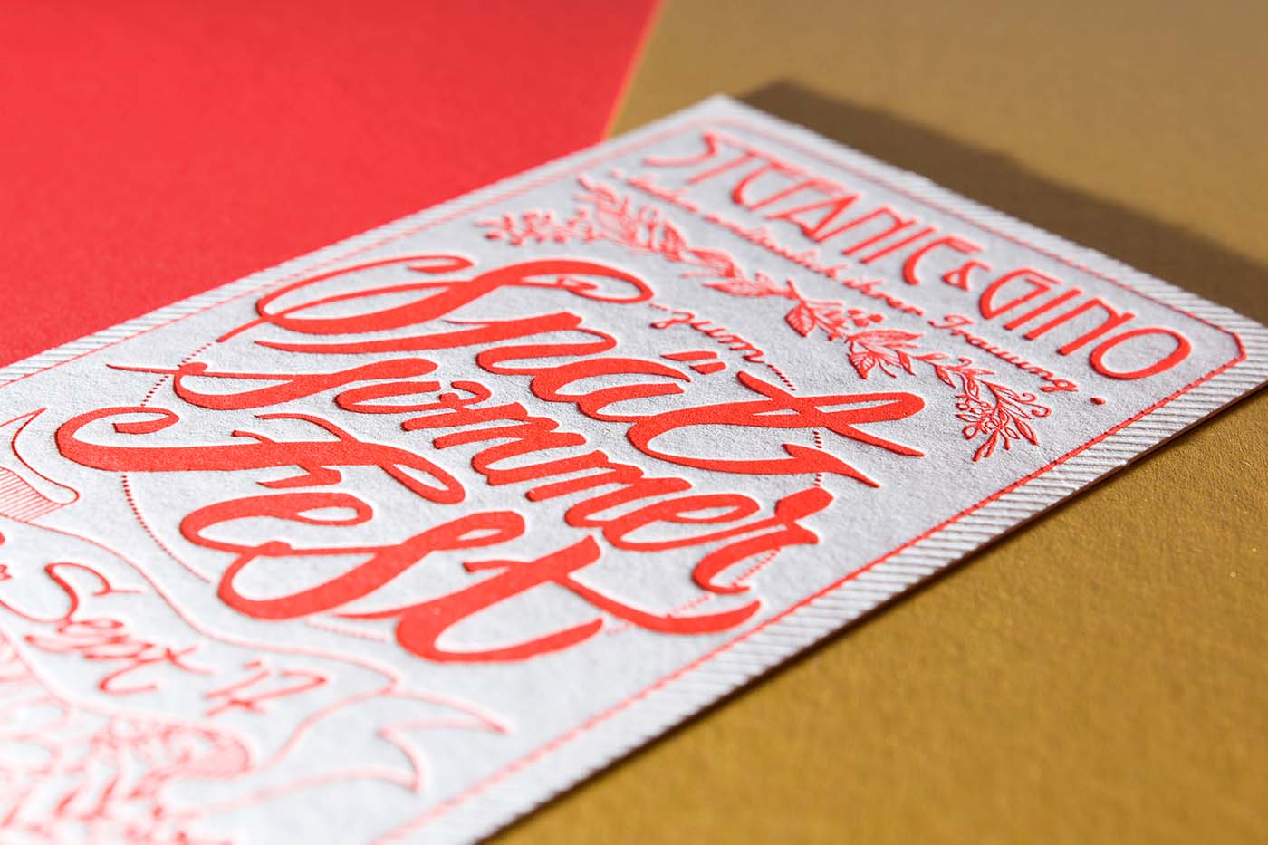 Hochzeitspapeterie von Herzdame Letterpress