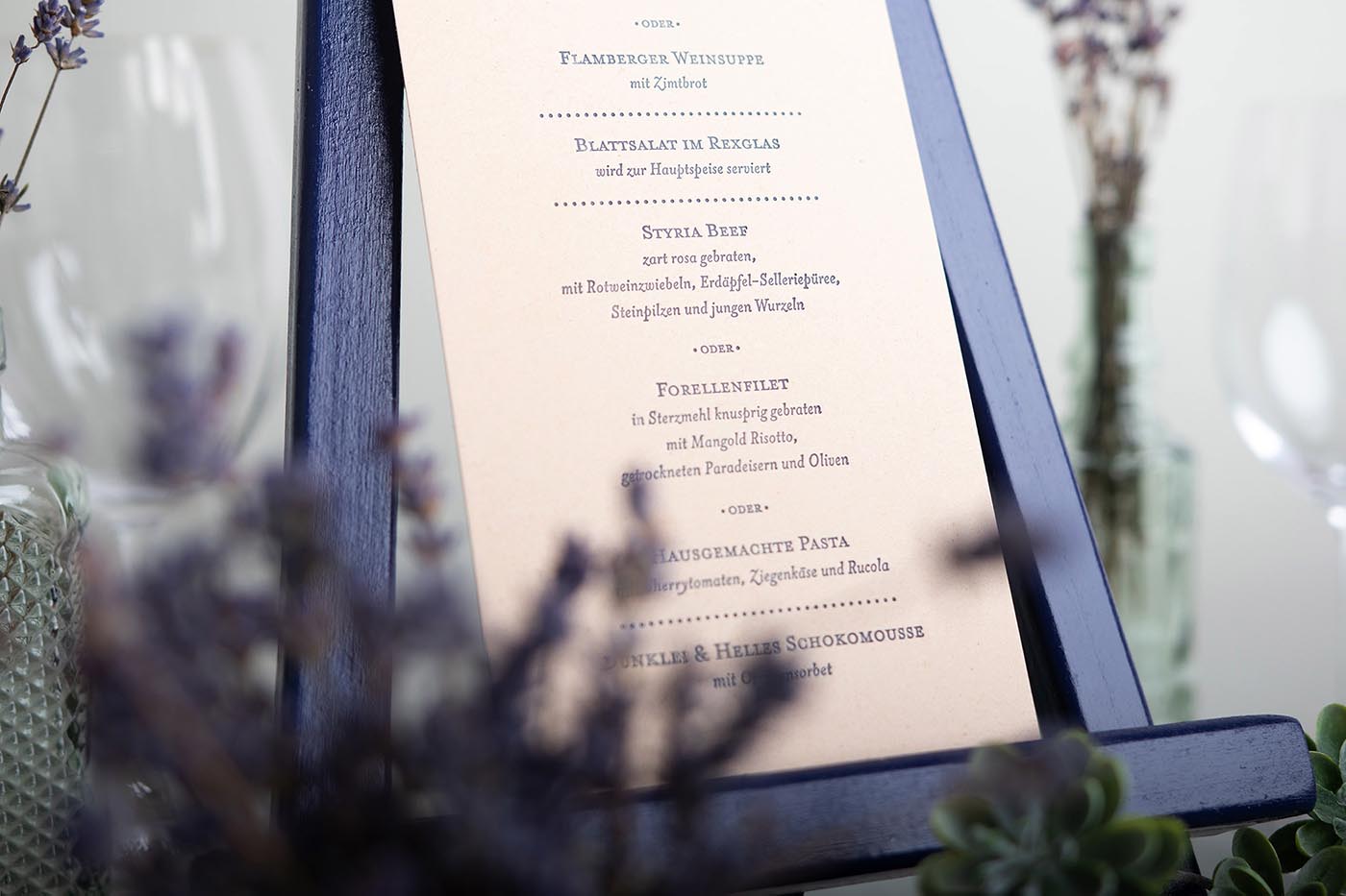 Hochzeitspapeterie von Herzdame Letterpress