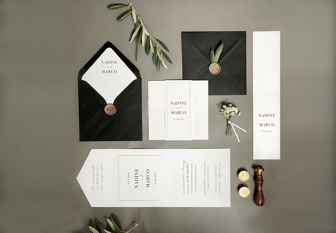 Sterndruck | Hochzeitspapeterie