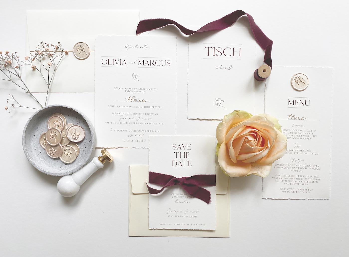 Hochzeitspapeterie von Bloom Wedding