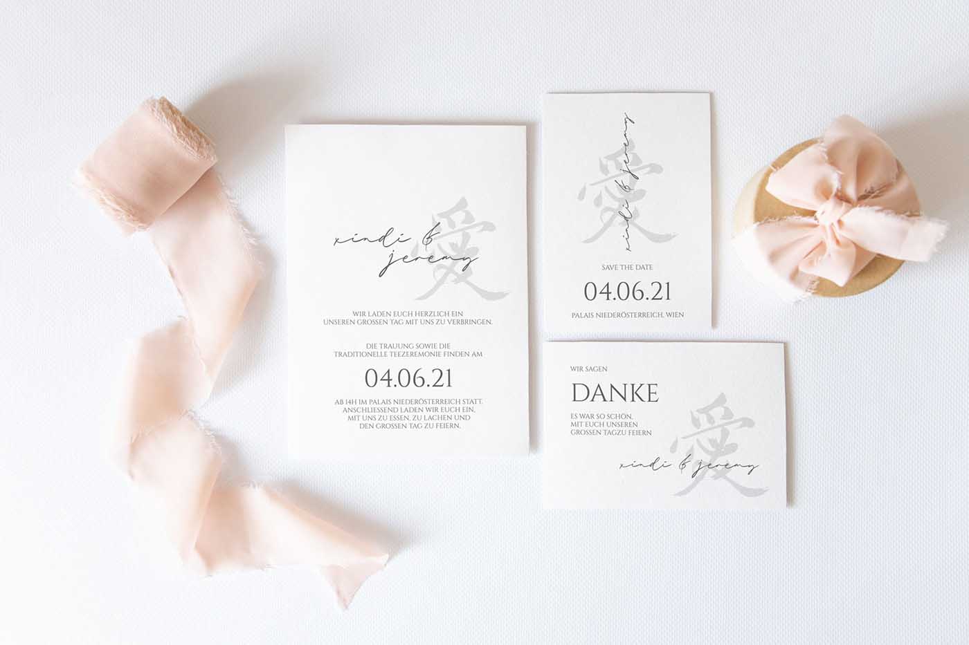 Hochzeitspapeterie von Nani & Paul