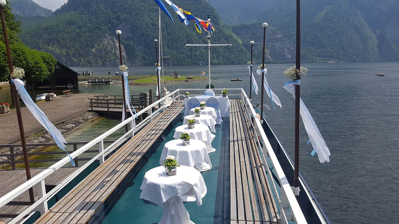 Hochzeitslocation "Schifffahrt Loidl"