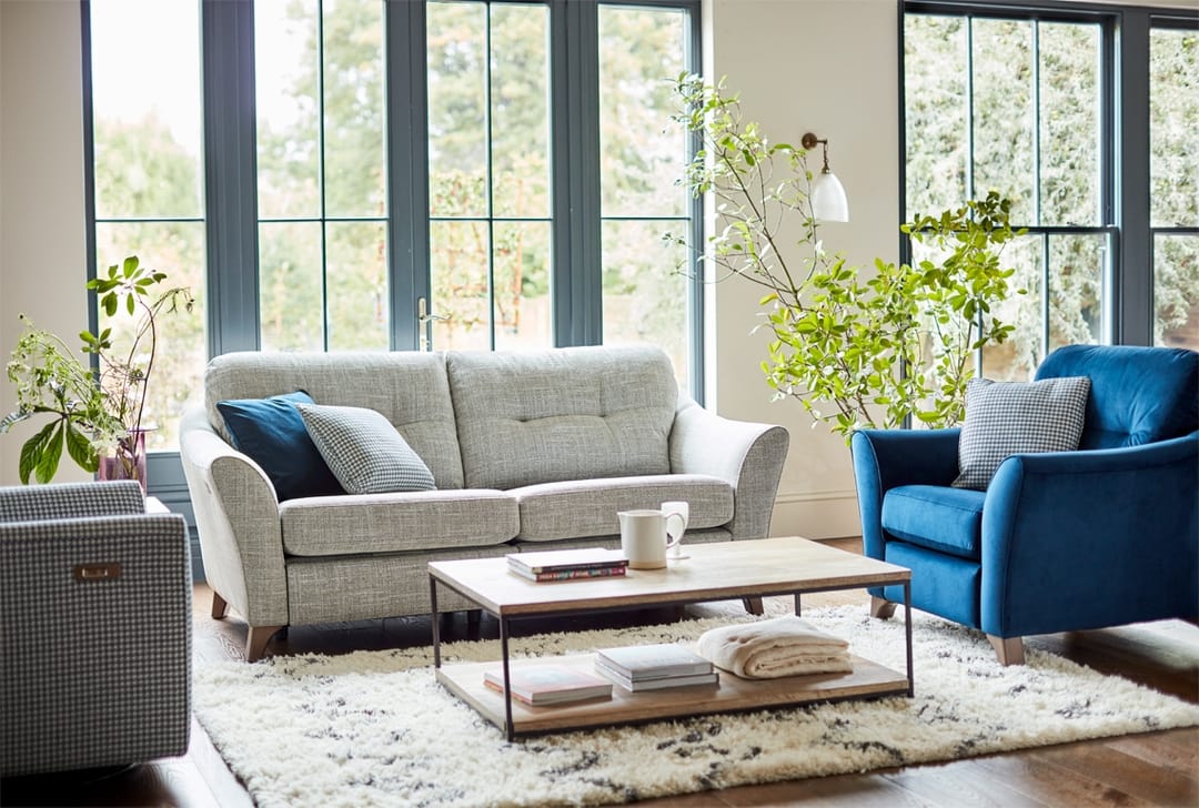 G Plan Hatton 3 Seater Formal Back