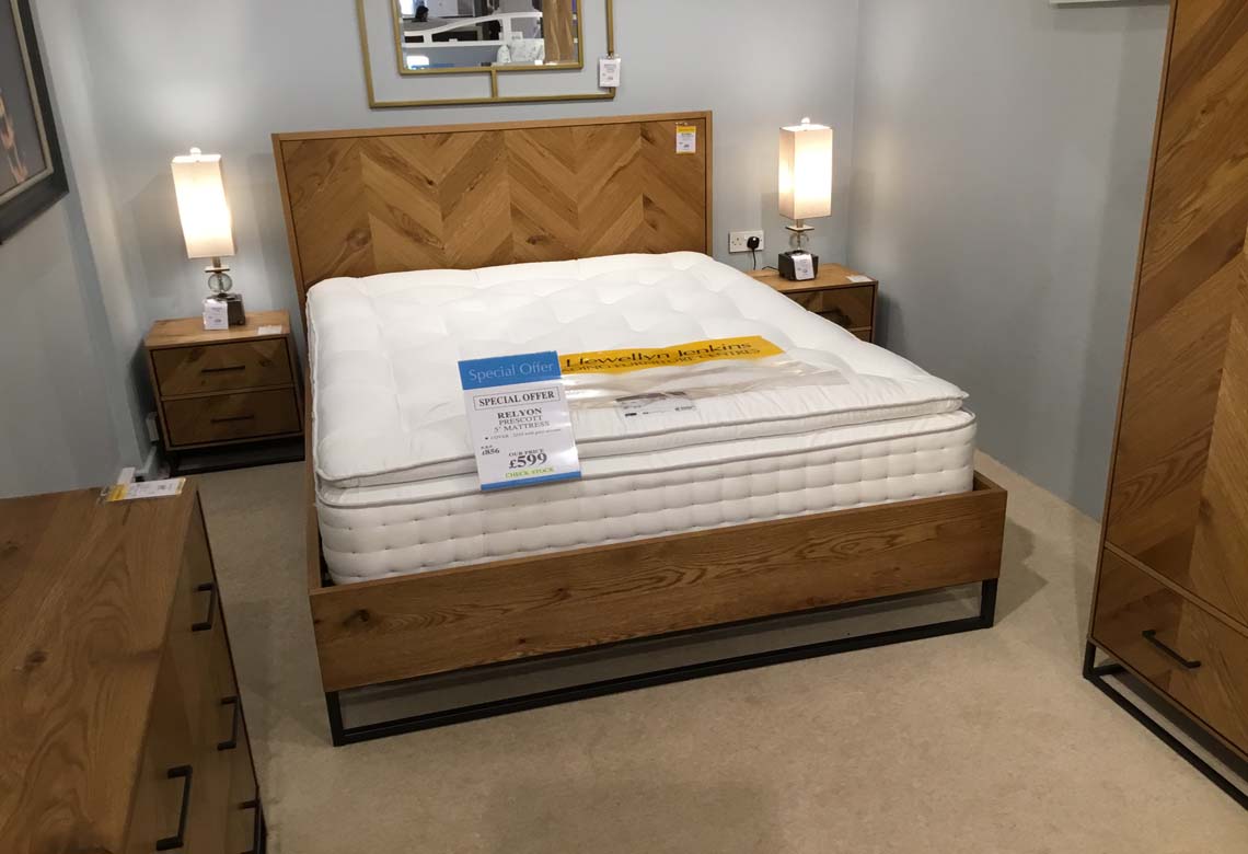 Relyon Keswick Natural Alpaca 2600 4'6 F/E Divan Set