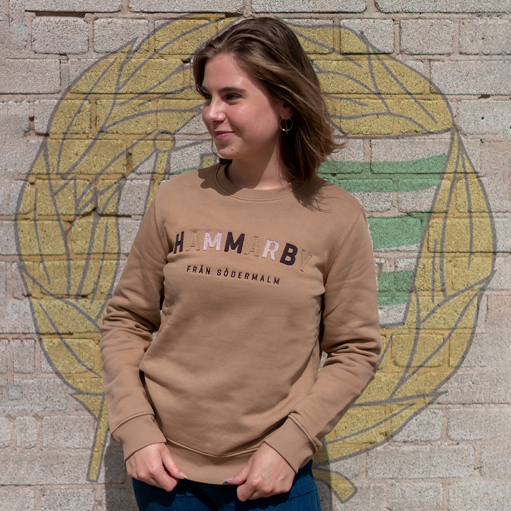 Hammarby Sweatshirt med ditsytt "HAMMARBY" (Unisex)