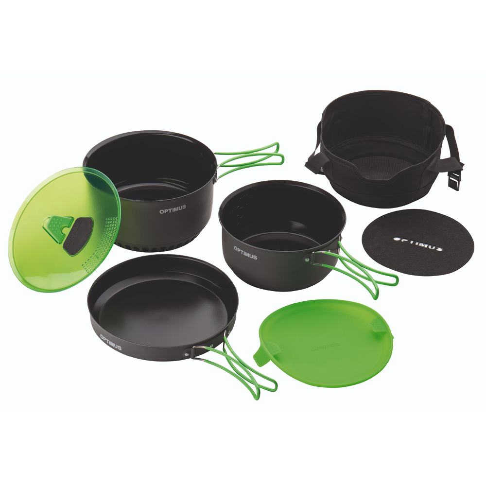 Optimus Terra Camp 4 Pot Set – kokkärl för friluftskök