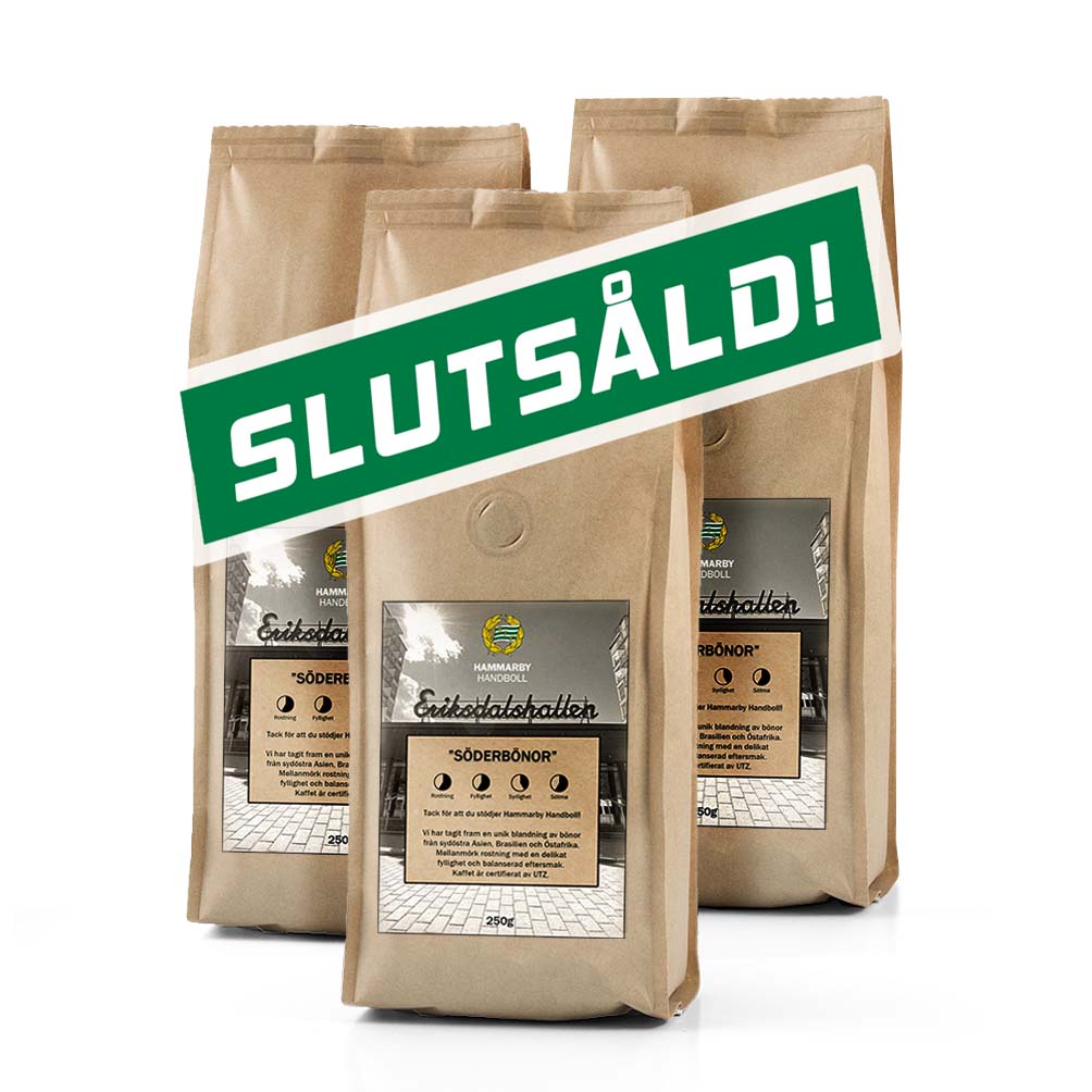 3-pack "Söderbönor" Hammarbykaffe