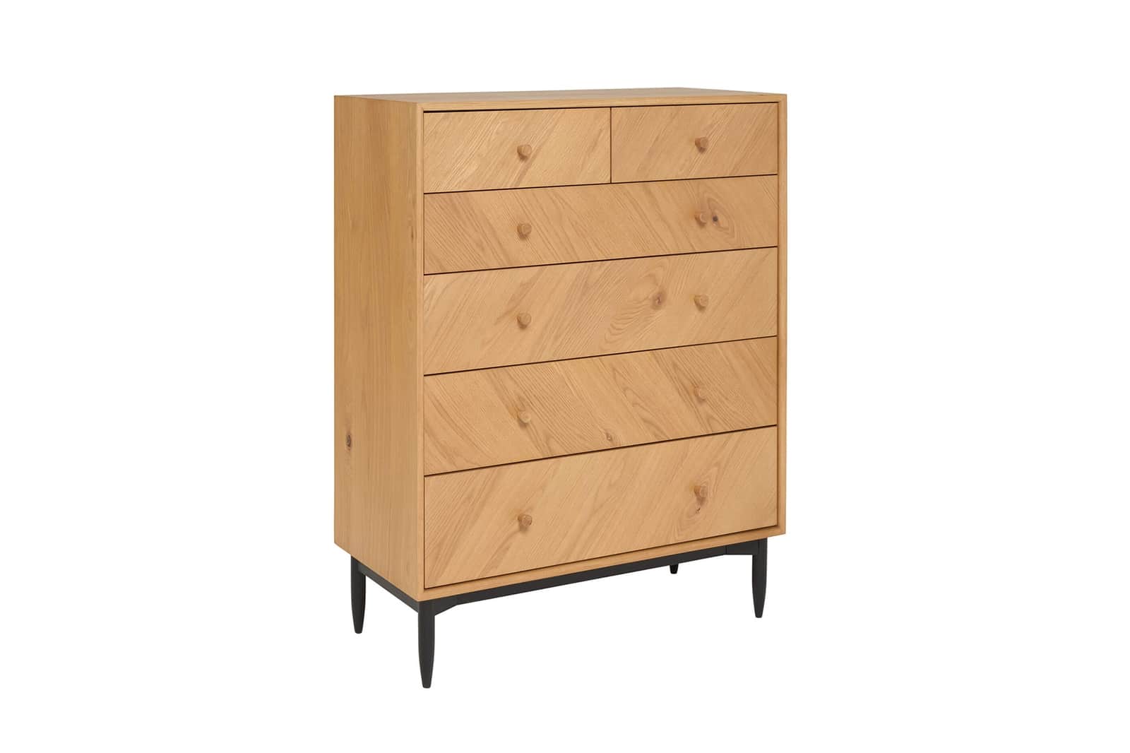 Ercol Rimini 6-Drawer Tall Wide Chest – GOOD FORM