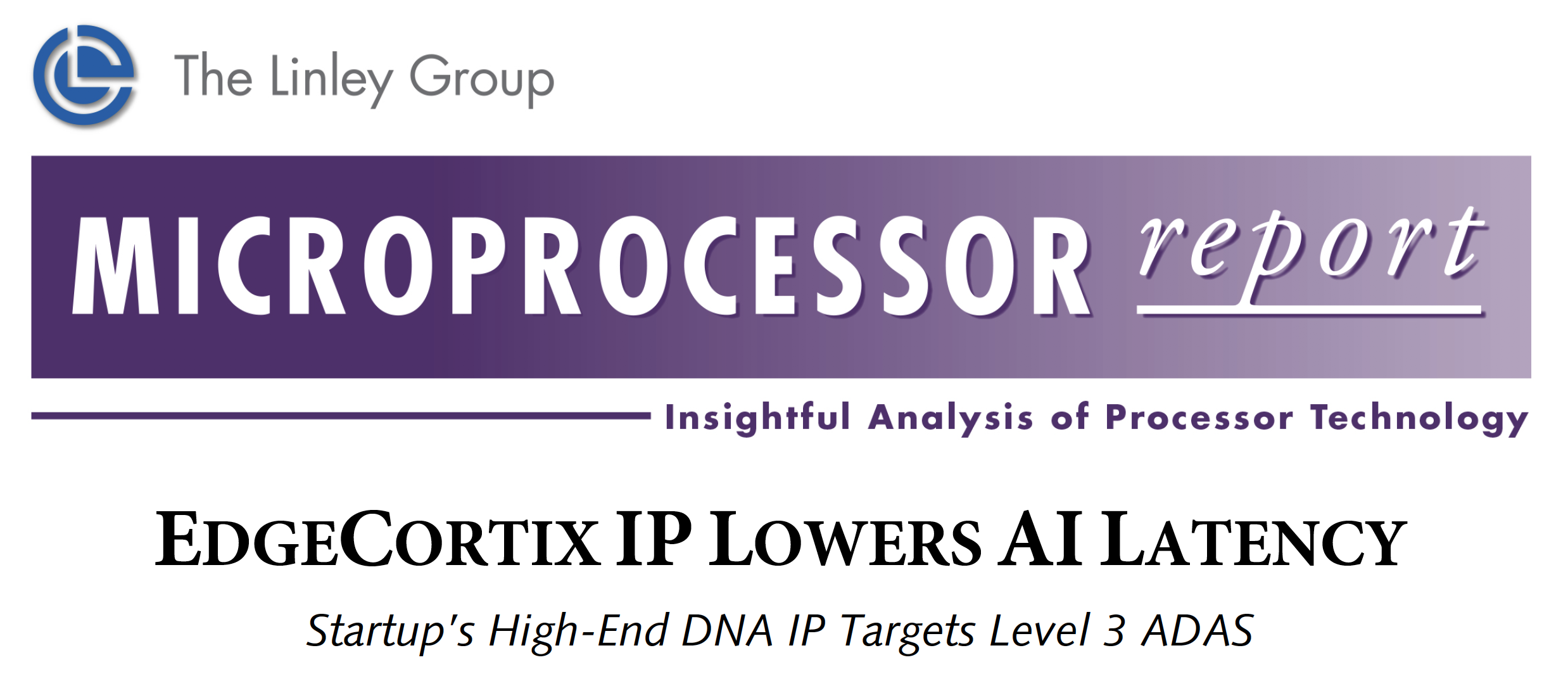 The Linley Group Microprocessor Report on EdgeCortix