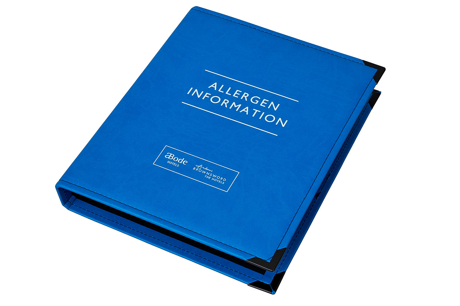 Abode Hotels Allergen info Ring Binders