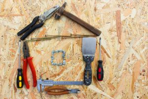 house made of tools