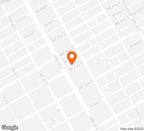 Map with pin at this location