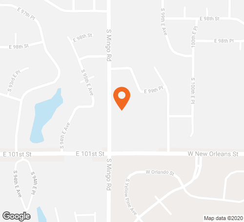 Map with pin at this location