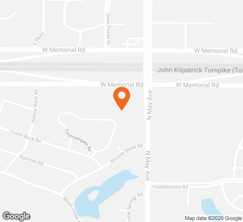 Map with pin at this location
