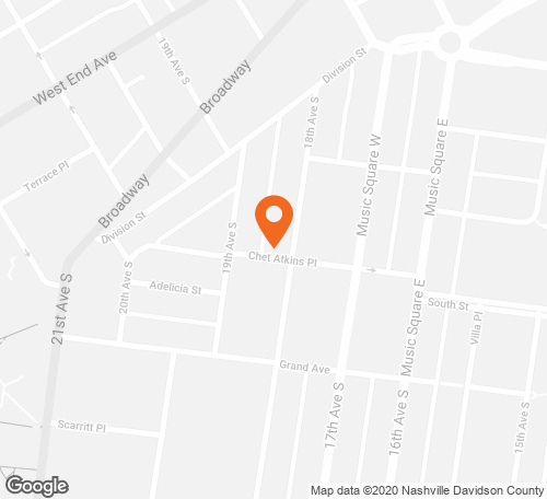 Map with pin at this location