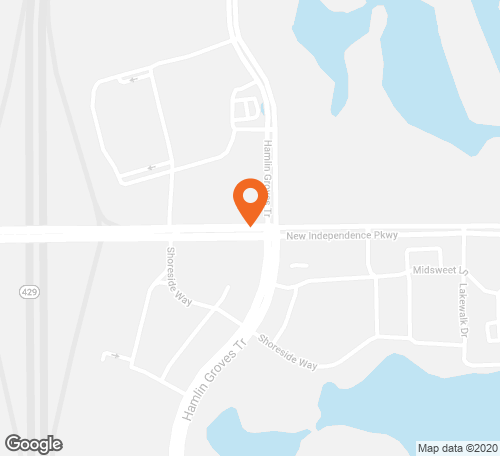 Map with pin at this location