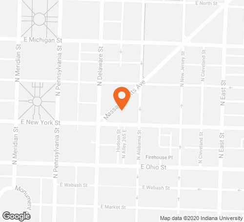 Map with pin at this location