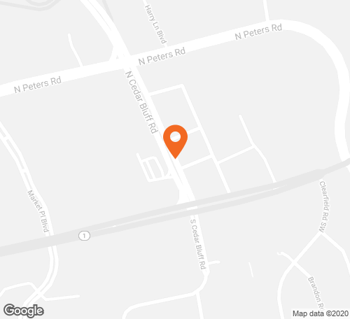 Map with pin at this location