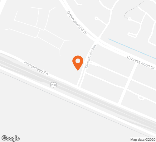 Map with pin at this location