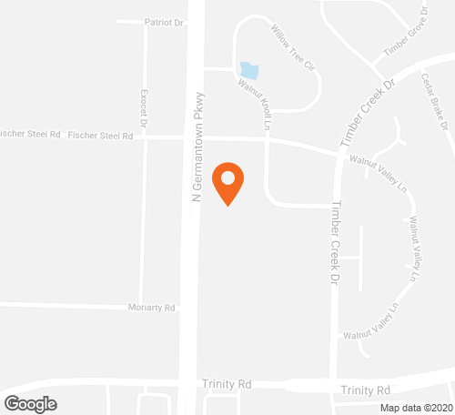 Map with pin at this location