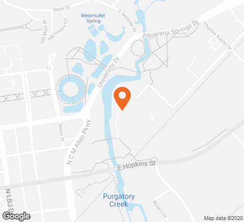 Map with pin at this location