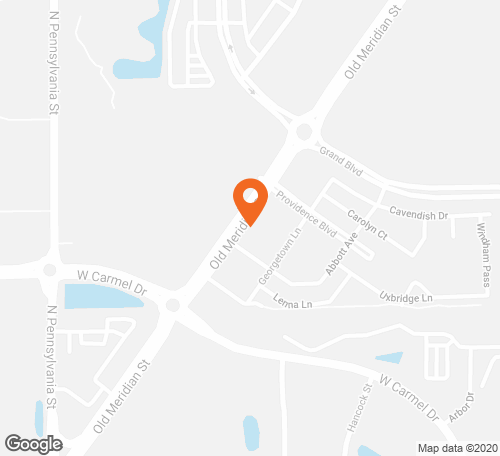 Map with pin at this location
