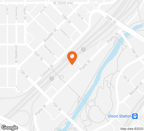 Map with pin at this location