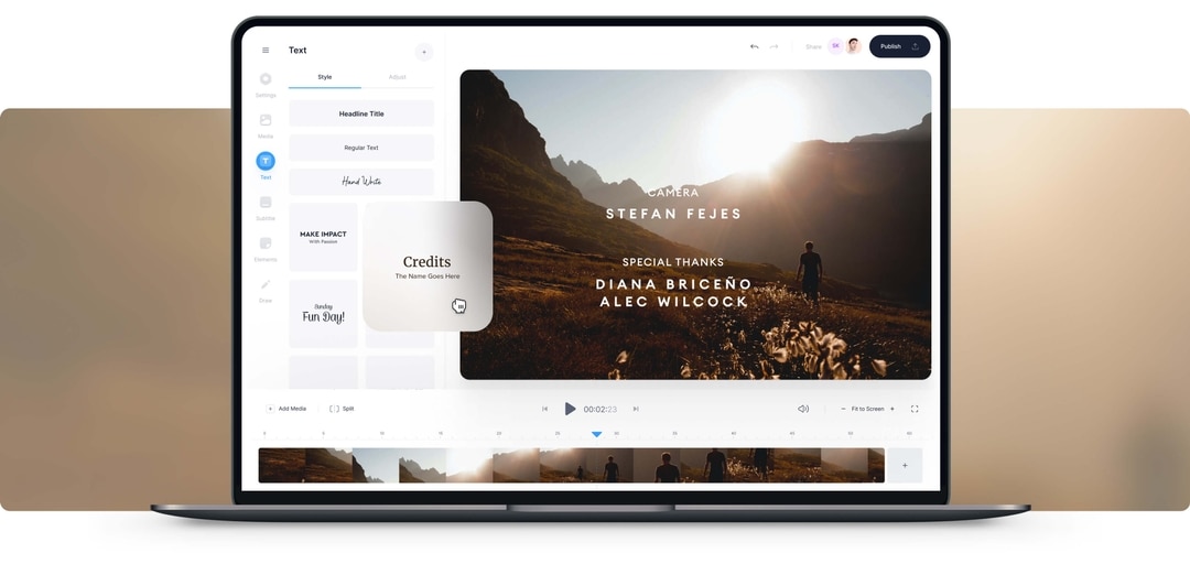 Credits Maker Make Simple Video Credits Online VEED.IO