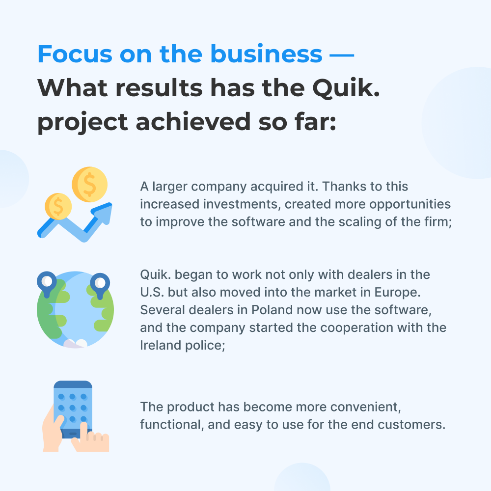 Focus on the business