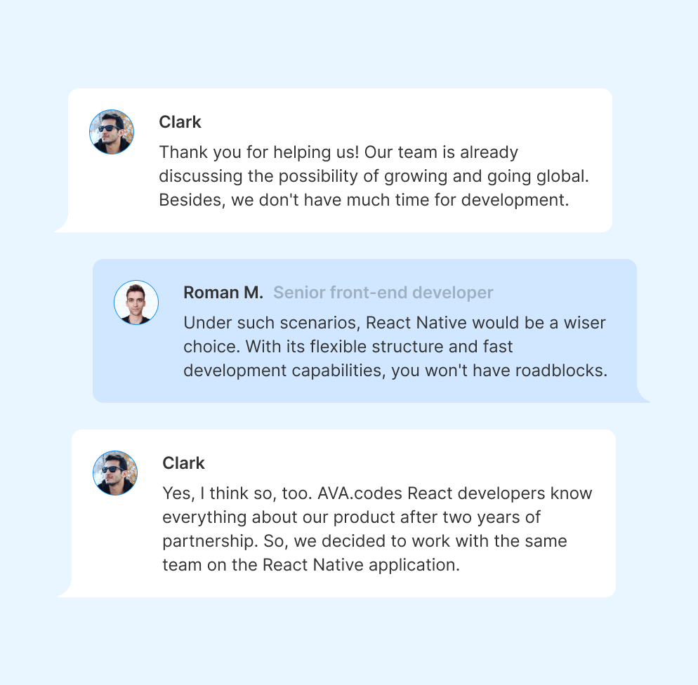 AVA.codes client decision