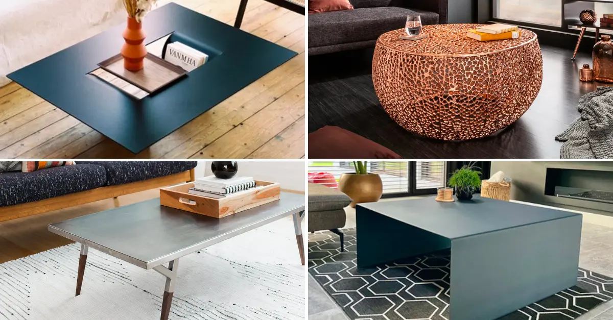 18 Metal Coffee Tables Unleashing Modern Creativity