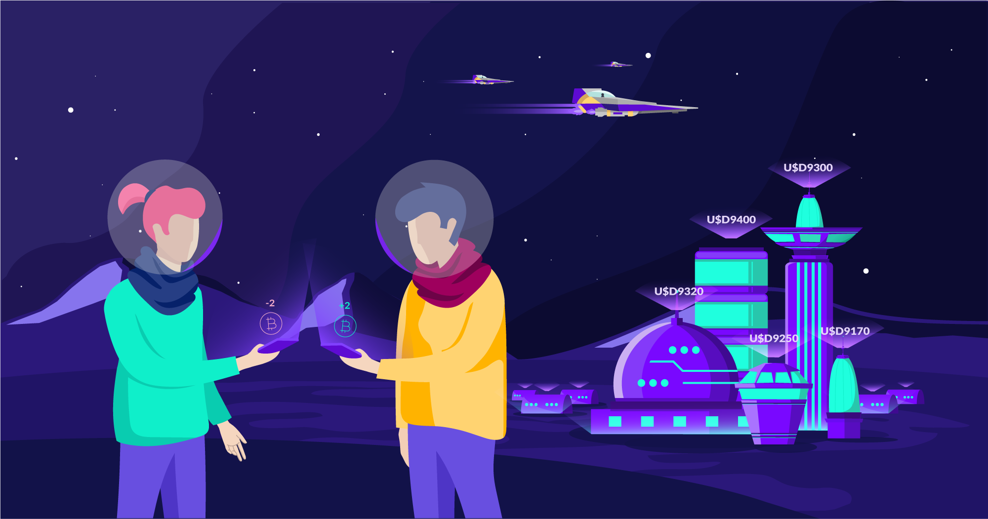 Operaciones entre pares en redes cripto