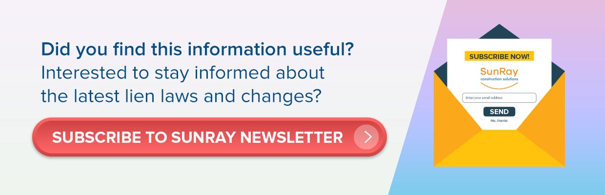 Subscribe to SunRay Newsletter