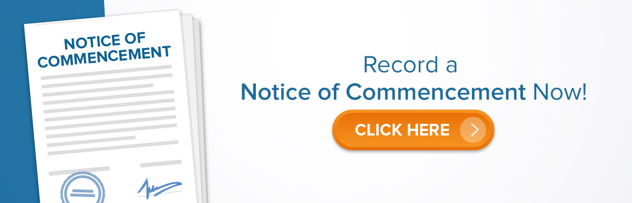 Record a Notice of Commencement now